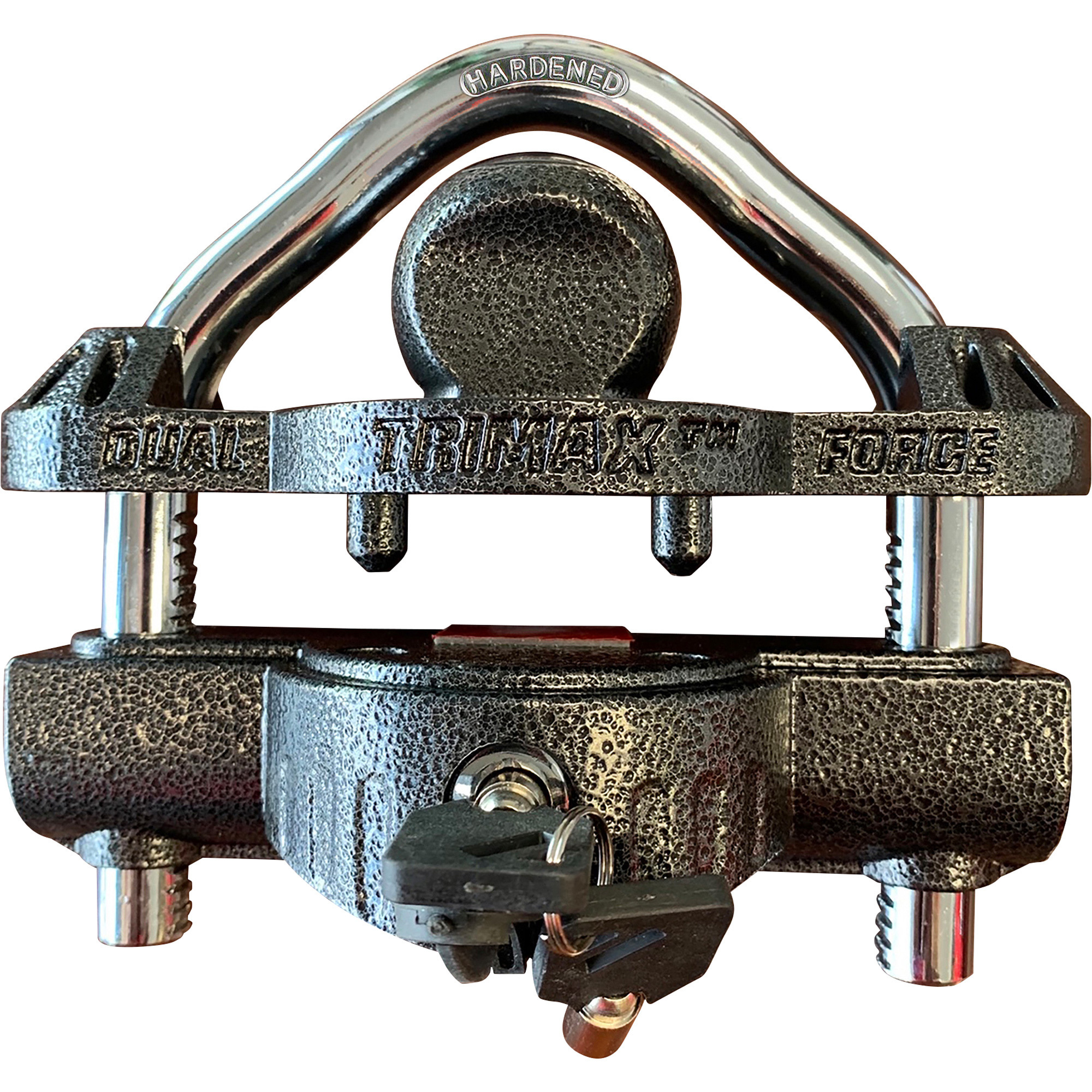 Trimax Deluxe Universal Dual-Purpose Trailer Coupler Lock with an Integrated U-Lock Feature, Model# UMAX50D